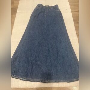 [S]VTG GWG Denim Maxi Skirt Union Made
